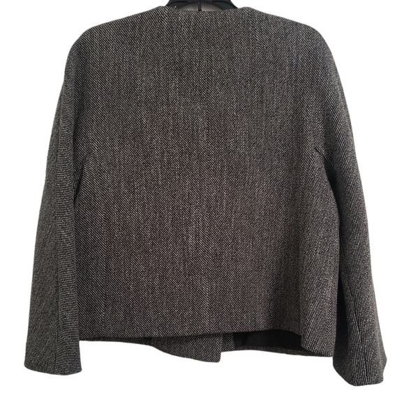 NWOT Ann Taylor Coats & Jackets Size 10 Gray Mod Double Breasted Jacket - Picture 2 of 3